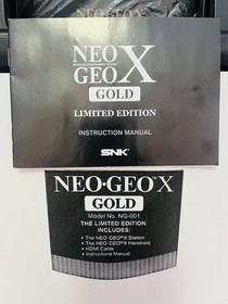 RARE SNK Neo Geo X Gold Limited Edition Complete Set See Description (AS IS)