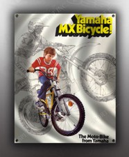 VINTAGE YAMAHA MX BICYCLE BANNER