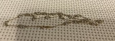 Beaded Faux Mini Pearl Clusters Dainty Necklace Gold Toned 22  