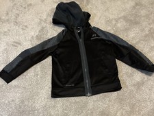 Russell Athletics Child  s Size S Black And Gray Zippered Hoodie