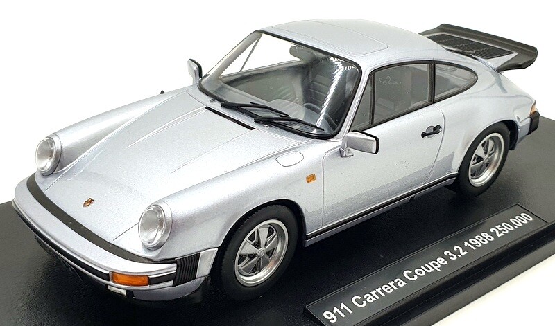 KK Scale 1/18 Scale Diecast KKDC180714 - Porsche 911 Carrera Coupe 1988 Silver