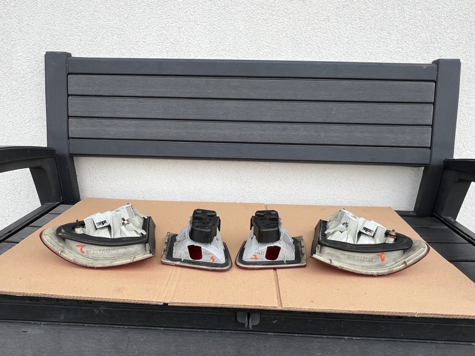 BMW E46 WAGON TOURING CLEAR TAIL LIGHT LIGHTS OEM eBay