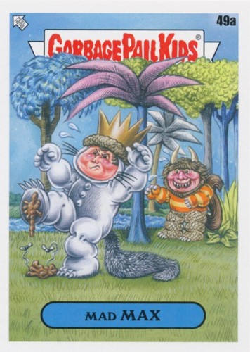 Mad Max [Red] #49a Garbage Pail Kids Book Worms card