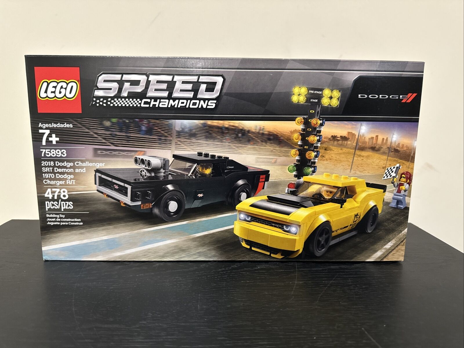 LEGO Speed Champions 2018 Dodge Challenger SRT Demon 1970 75893 - New Sealed
