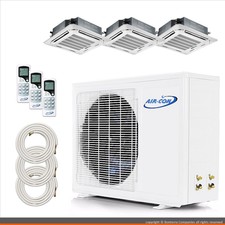 Air-con Mini Split Air Conditioner Heat Pump Multi 3 Zone 9000 18000 18000 Btu