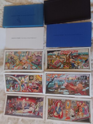 Grayson Perry postcard ltd edition Vanity small differences Set Boxed 7/6/2012 