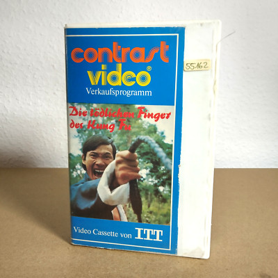 Die tödlichen Finger des Kung Fu - VHS Video Film Kassette - contrast video #C