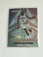 2022-23 Panini Prizm James Harden Prizmatic Insert Silver Prizm Parallel SP
