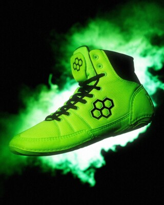 RUDIS COLT 3.0 Radioactive Wrestling-Schuhe Boxen MMA Kampfsportschuhe Grün