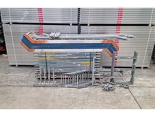 Stahlgerüst 26 m² Treppenturm Fassadengerüst gebrauchtes Gerüst Layher Assco