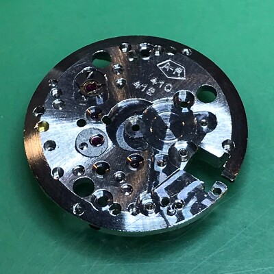 Enicar AR 410-412 Base Main Plate Original Watch Parts T567