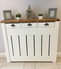 RUSTIC FARMHOUSE RADIATOR COVERS MADE TO ANY SIZE / SOLID