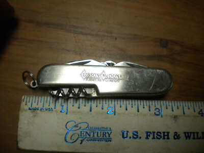 Gibson McDonald Furniture Company Camping / Multi Tool Folding Knife,We $ave You