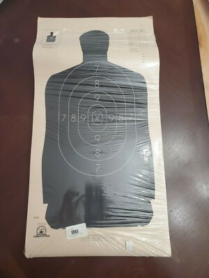 b 29 paper target official nra police silhouette