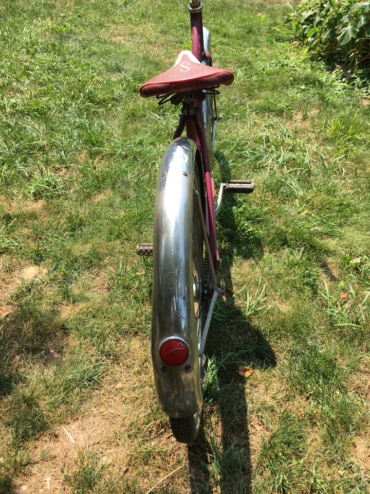 Bicicleta Schwinn vintage de mediados de siglo para niñas 24 pulgadas PÚRPURA Foto 2 de 4