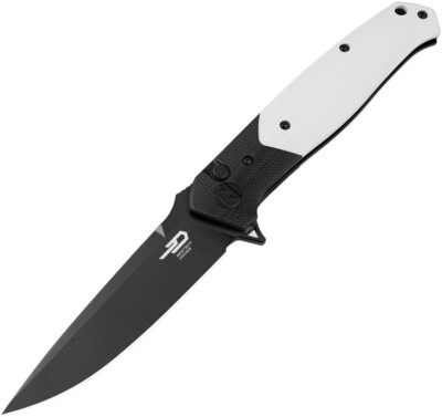 New Bestech Knives Swordfish Button Lock White BG62A