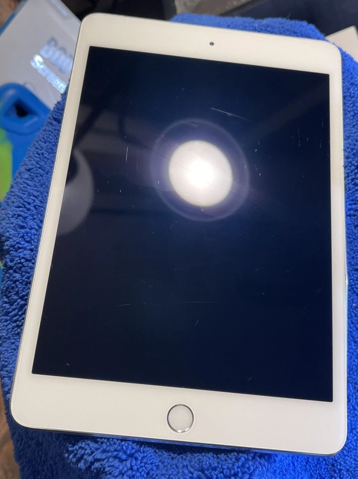 Apple iPad mini 4 (16gb) Cellular Unlocked (A1550) Bent {FMI-OFF} SALVAGE/ PvRTS - Image 3 of 4
