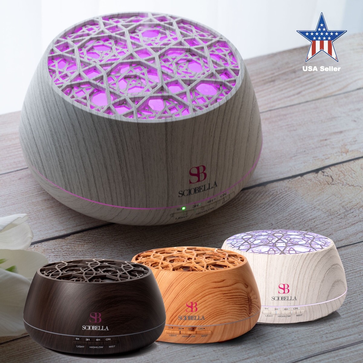 Essential Aroma Oil Diffuser for Large Room Ultrasonic