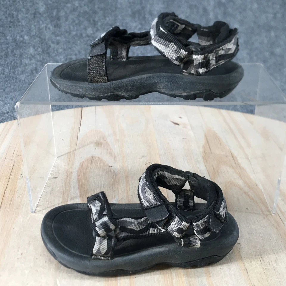 Sandalias Teva Youth 6 Hurricane XLT 2 Tiras Gris Gancho y Lazo Comodidad 1019390T Foto 2 de 4