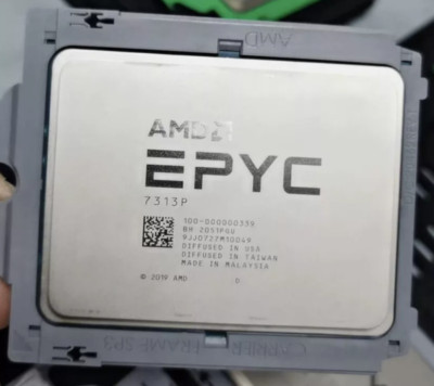 AMD EPYC 7313p CPU 16C/32T 3.7GHz 155W SP3 Support Supermicro H12ssl-i