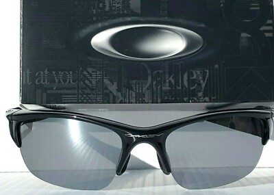NEW* Oakley Half Jacket 2.0 Black w POLARIZED Galaxy Chrome Lens