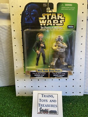 STAR WARS KENNER MAX REBO BAND PAIR BARQUIN D'AN DROOPY MCCOOL