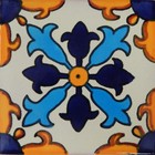 Mexican Tile Folk Art Handmade Talavera Backsplash Handpainted Mosaic # C227