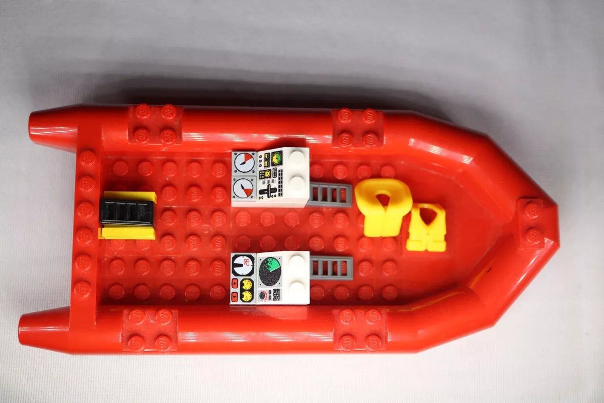 Lego red sale boat