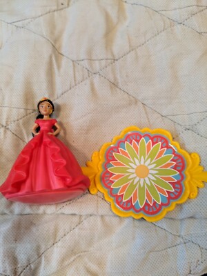 NEW DecoPac Elena of Avalor Crown Princess Cake Topper Set #8830