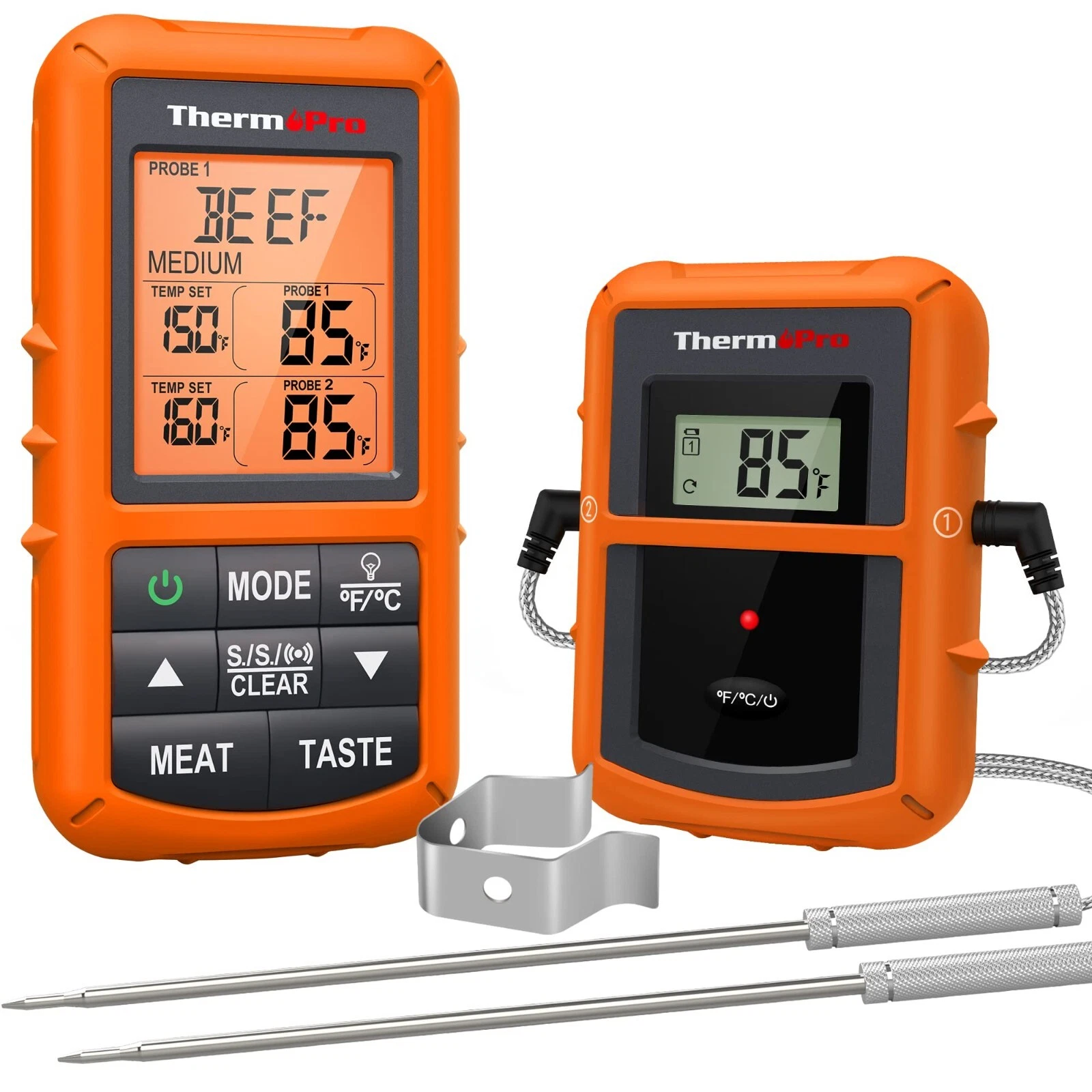 ThermoPro TP-20S Wireless Remote Digital Cooking Food Meat Thermometer - Thumbnail 3