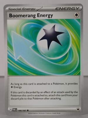 Boomerang Energy - Twilight Masquerade - 166/167 - singles - Pokemon TCG - U
