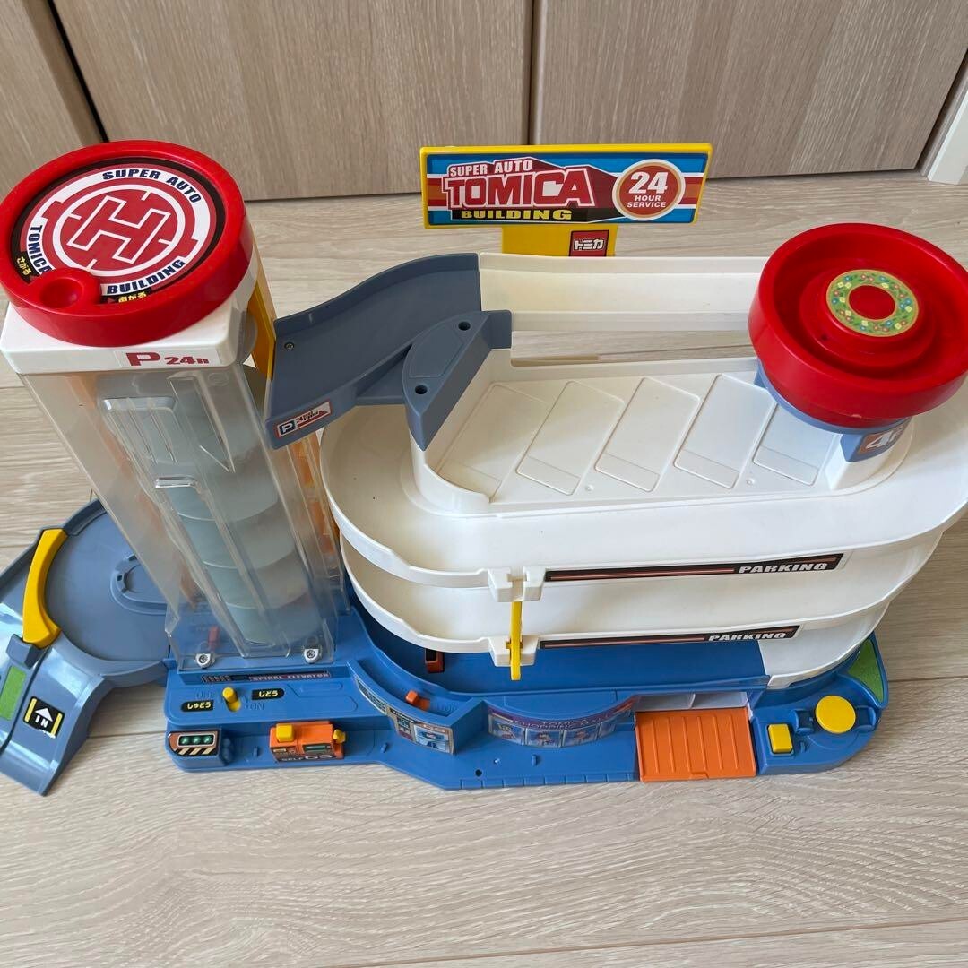 Garage Tomica Tomy – Station Essence Shell – Échelle 1/64 – Années 70 – Neuf En Boîte