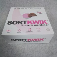 LEE Hygienic Sortkwik Fingertip Moisteners 3/4 oz Pink 12 Pk. New Sealed  10134
