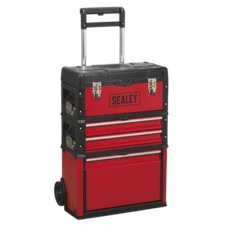 Mobile Steel/Composite Toolbox - 3 Compartment AP548 Sealey New