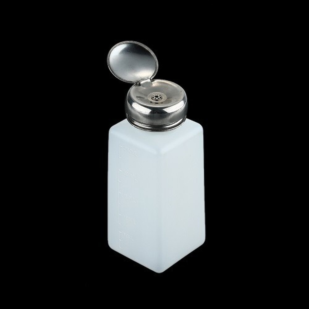 Pump Dispenser 6 oz Bottle For Liquid, Oil, Acetone, Polish Remover, Alcohol