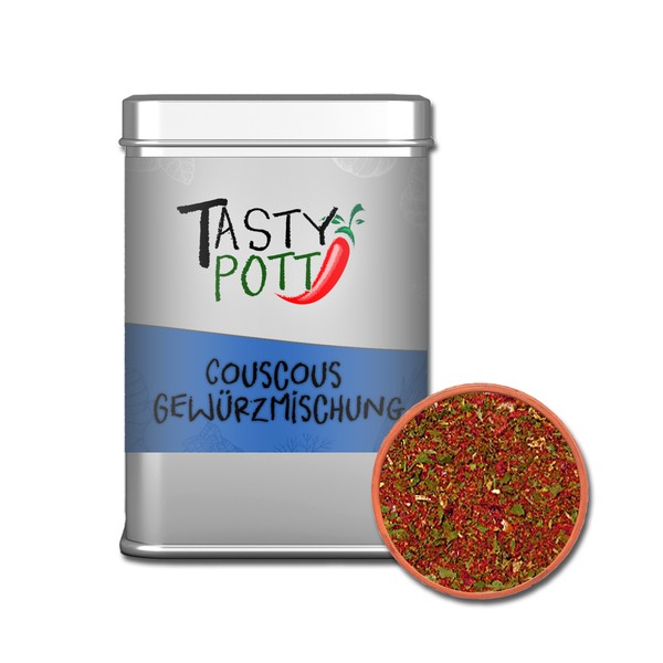 Tasty Pott Couscous GewüRzmischung 50G Dose Spices Mit KräUtern GewüRzdose-image