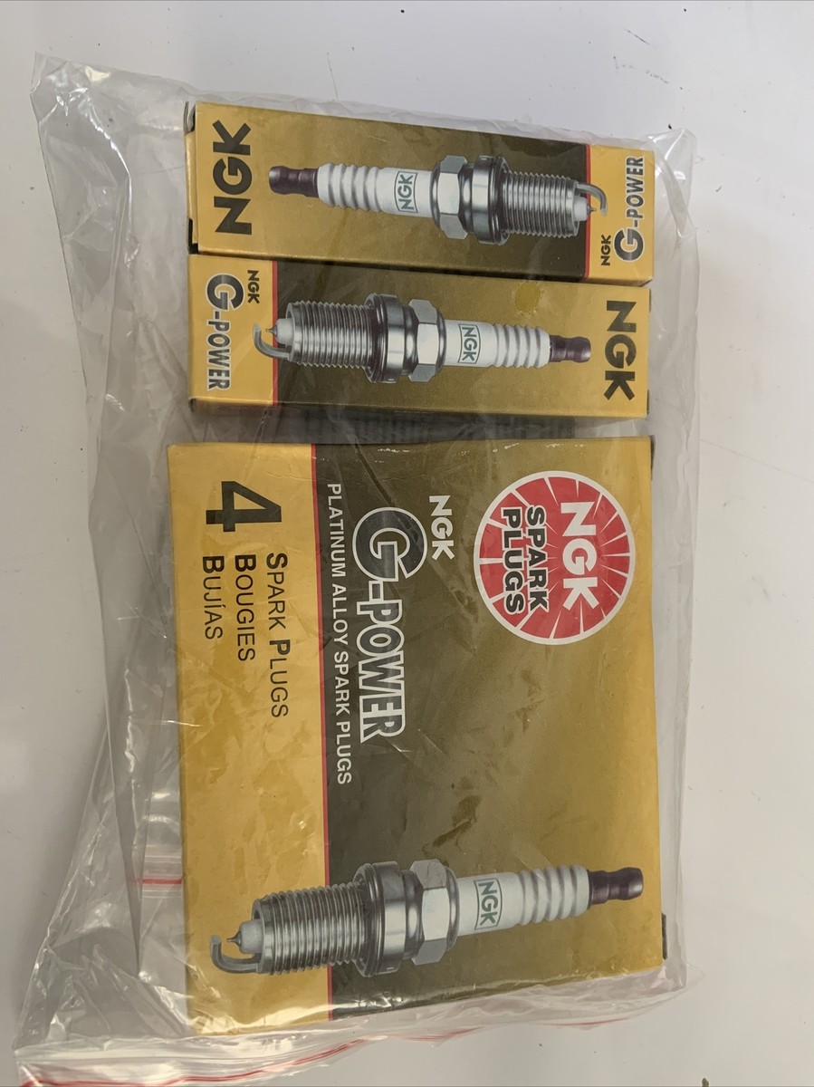 NGK Platinum Power Spark Plugs - Set Of 6 (BKR5EGP 7090) Iridium Powered For Smooth Performance