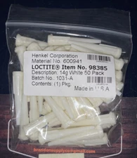 LOCTITE 98385 600941 14g White Tips -  50 Pack