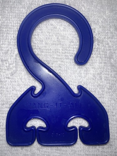 Tupperware Gadget-*New Navy Blue Hang It All Hanger Delicates Scarves Bras Slips - Picture 2 of 8