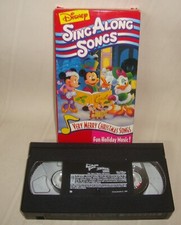 Disney  s Sing Along Songs Very Merry Christmas  Disney Fun VHS Lot