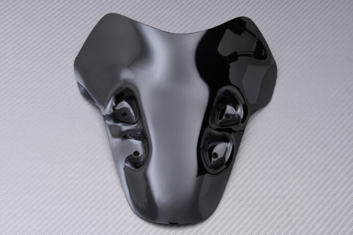 Pare-brise anti-projections en polycarbonate noir pour moto YAMAHA MT 07 2021-2024