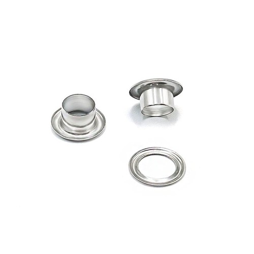 Eyelets with Washers Stainless Steel Metal Set DIY Leather Crafts Repair Grommet - Picture 7 of 16