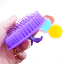 The Silicone Scalp Shower Hair Brush Comb Massage Massager Brush Comb