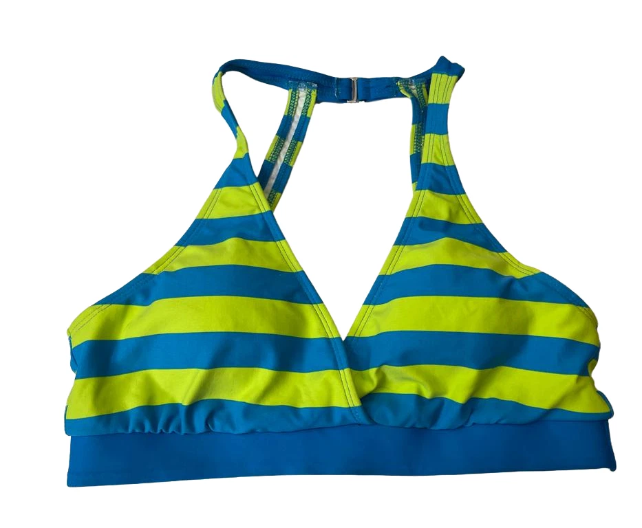 Bas De Bikini HUIT8 Taille 40 – Bleu Uni, Slip De Bain Femme Tout Doux