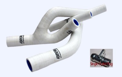 YZ 450F YZ450F Radiator Y Hose Kit Pro Factory Hoses 2010-2013 White