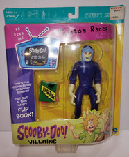 SCOOBY DOO Villains Creepy Series Phantom Racer Action Figure w/ Mini Flip Book