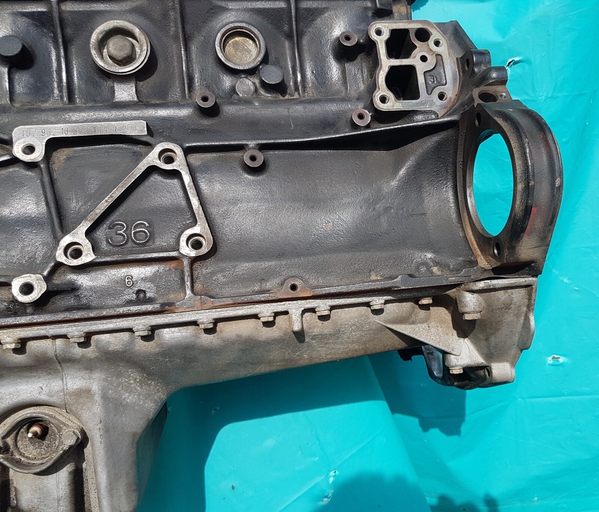 Original Mercedes Benz W201 190E W124 W123 MOTOR 2.0 200 M102 
