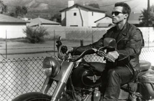 Arnold Schwarzenegger In His Motorcycle 8x10 Picture Celebrity Print