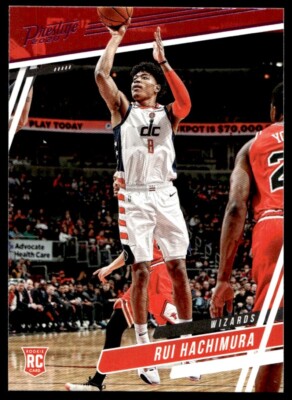 2019-20 Panini Prestige Purple Rui Hachimura Rookie G34 Washington ...
