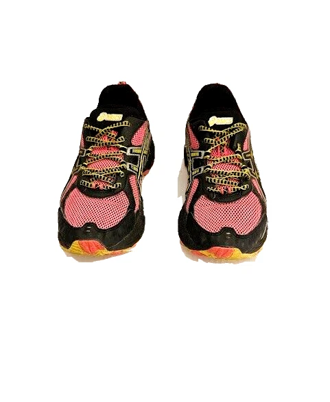 Tênis de corrida Asics Gel Duomax feminino rosa com cadarço tamanho 9 - Imagem 2 de 4